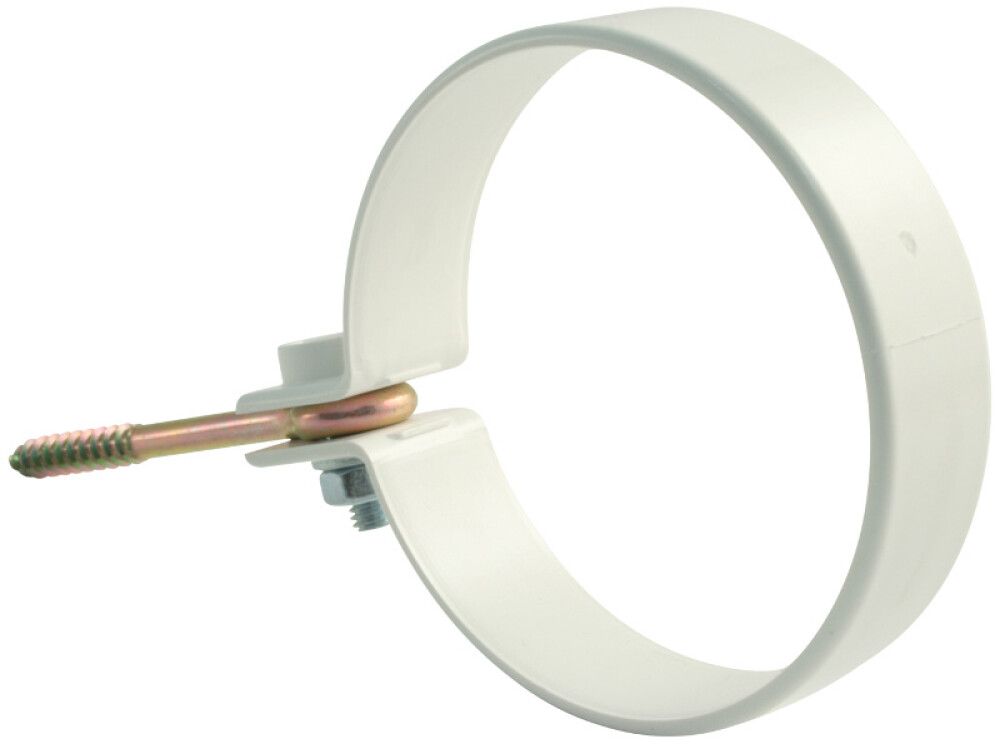 Syöksyputken kiinnike Marley DN 105 valkoinen 2kpl