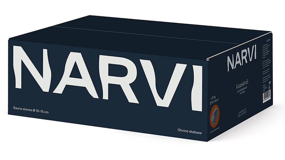 Kiuaskivet Narvi 20 kg Ø 10-15 cm