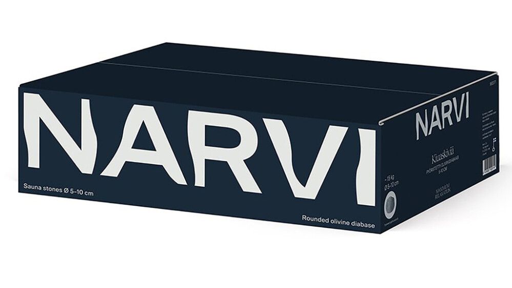 Pyöreät kiuaskivet Narvi Ø 5-10 cm 15 kg