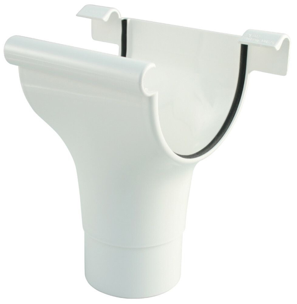 Lähtökaulus Marley 125/75 mm valkoinen