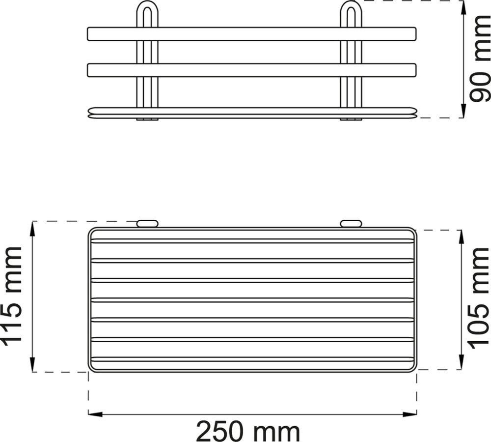 Suihkukori Habo Lunaria Musta