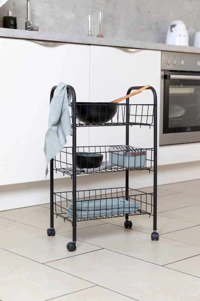 Monitoimikärry Florenz Musta