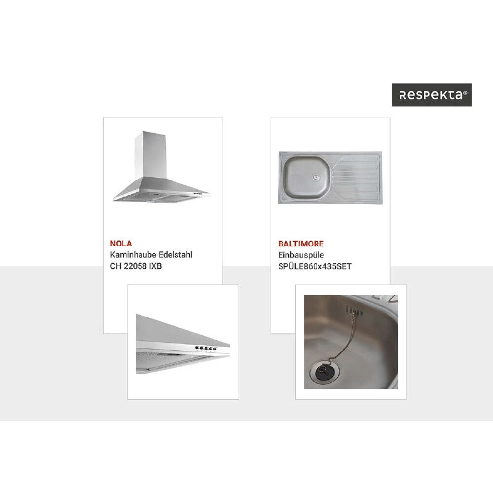 Keittiökokonaisuus Respekta Country 2,5 m