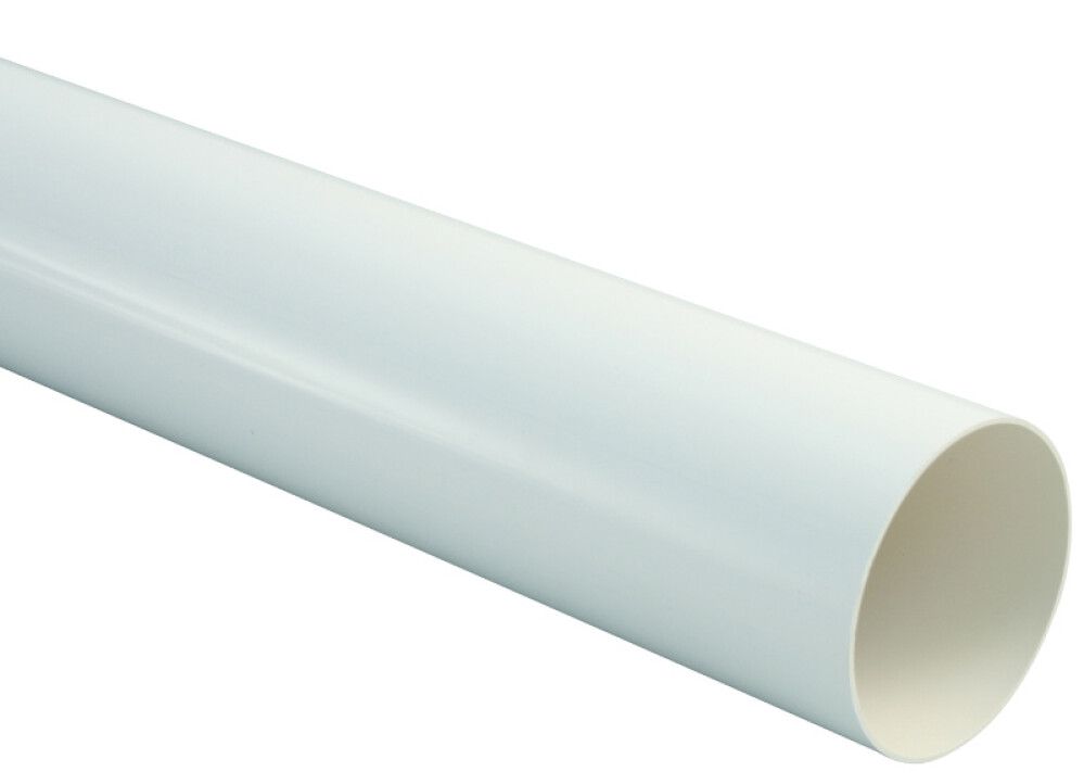 Syöksytorvi Marley DN 105 3 m valkoinen