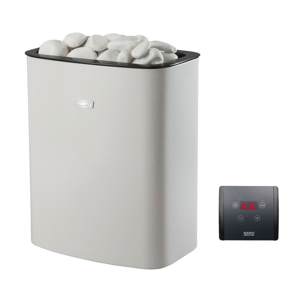 Sähkökiuas Narvi NC Electric Valkoinen