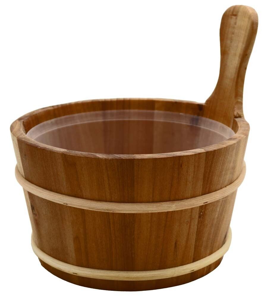 Saunakiulu Saunia lämpökäsitelty puu 4 l