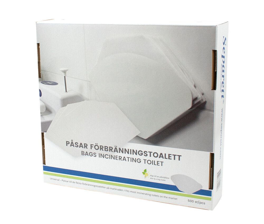 Polttopussit Separett 500 kpl