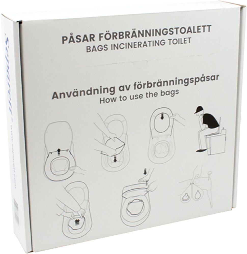 Polttopussit Separett 500 kpl