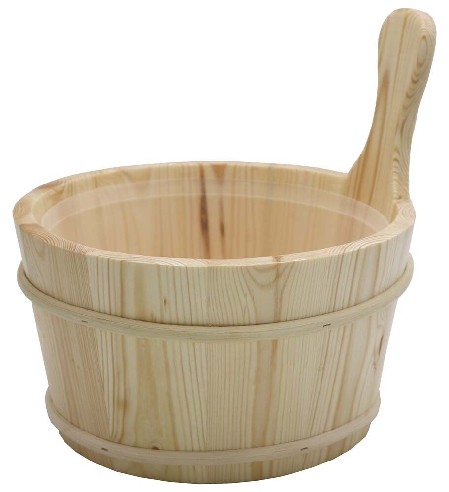 Puinen saunakiulu Saunia 4 l