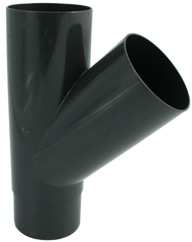 Haaraputki 45° Marley DN 105/105 antrasiitti