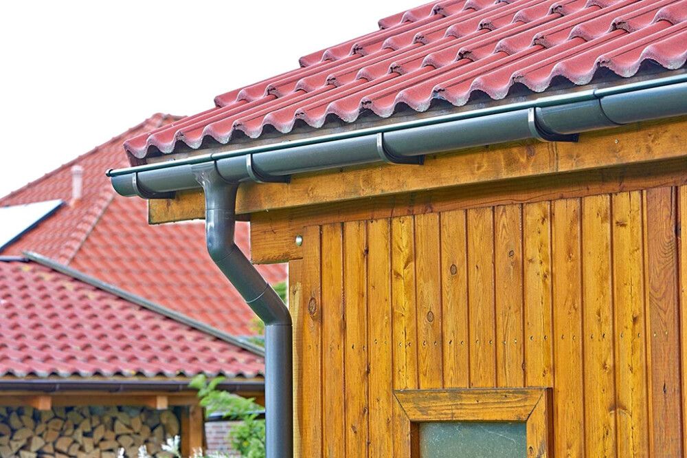 Räystäskouru Marley  125 mm 2 m antrasiitti