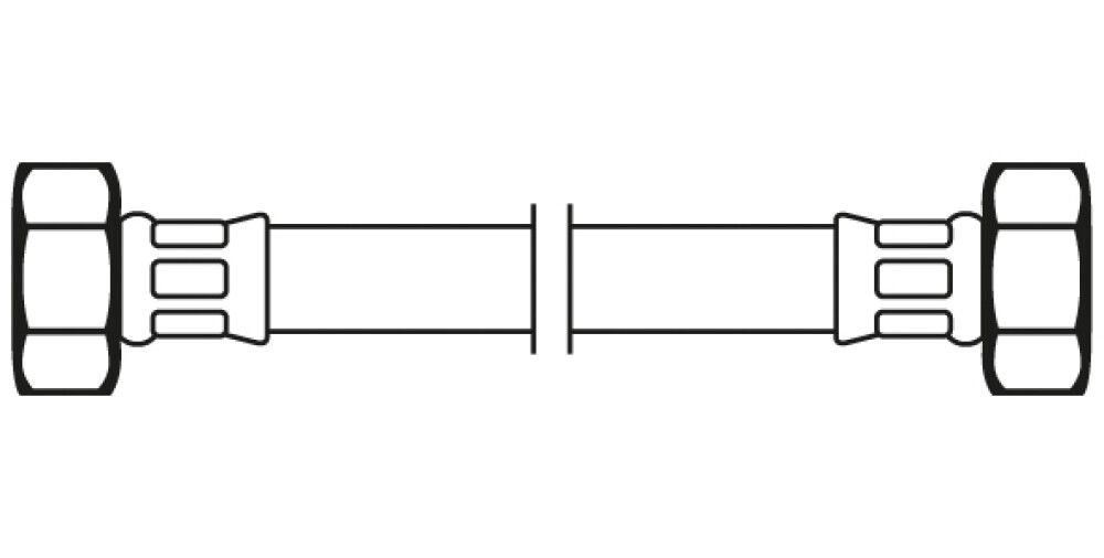 Asennusletku 1/2" SK 1 m