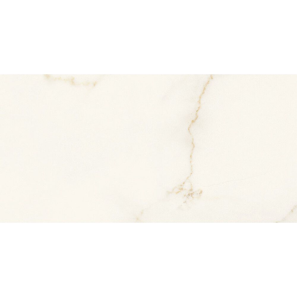 Lattialaatta Palazzo Soft Calacatta kiiltävä valkoinen 30 x 60 cm