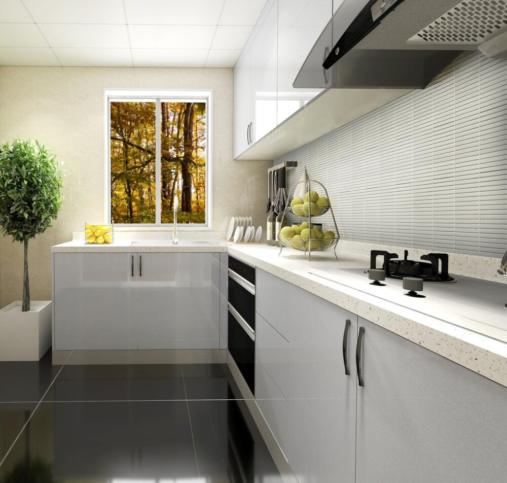 Mosaiikkilaatta Fliesen Kitkat kiiltävä valkoinen 28,2 x 30,8 cm