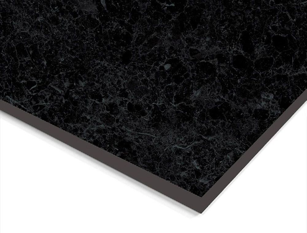 Lattialaatta Corso Italia Marble Mix mattamusta 60 x 60 cm