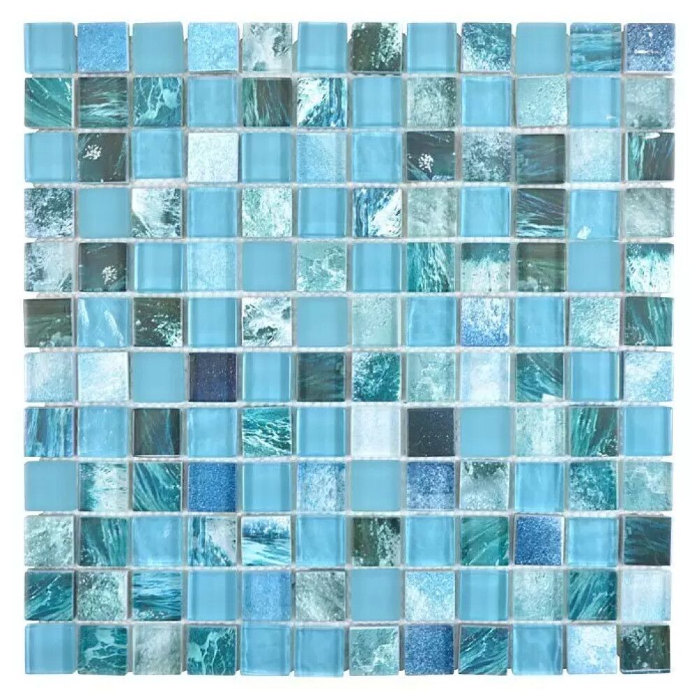 Mosaiikkilaatta Crystal XCM JT14 29,8 x 29,8 cm Sininen