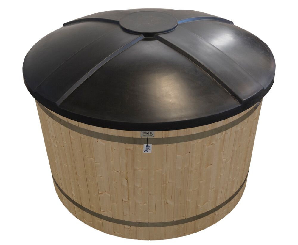 Kylpytynnyri Plastweld PW-SPA Classic koottava puu-tummanharmaa