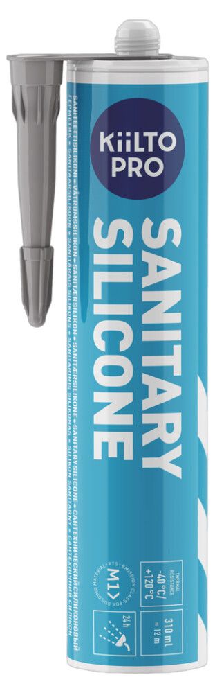 Saniteettisilikoni Kiilto Pro 41 stone 310 ml