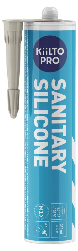 Saniteettisilikoni Kiilto Pro 28 sand 310 ml