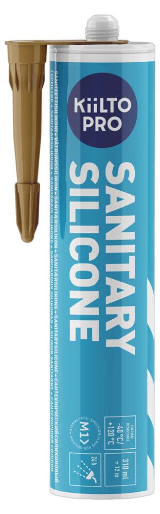 Saniteettisilikoni Kiilto Pro Toffee 310 ml 