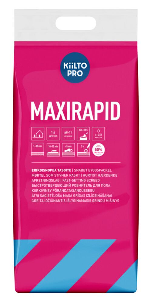 Pikatasoite Kiilto Pro Maxirapid 20 kg