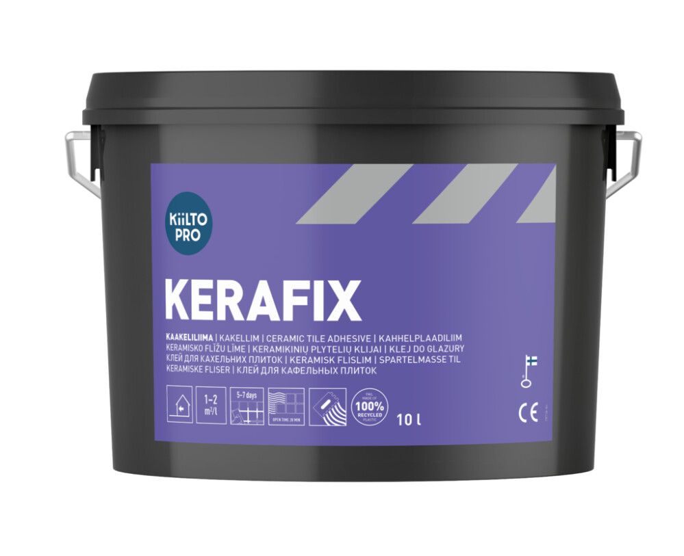 Kaakeliliima Kiilto Pro Kerafix 10 l