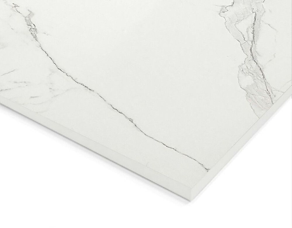 Lattialaatta Palazzo Norden Calcatta mattavalkoinen 15 x 15 cm