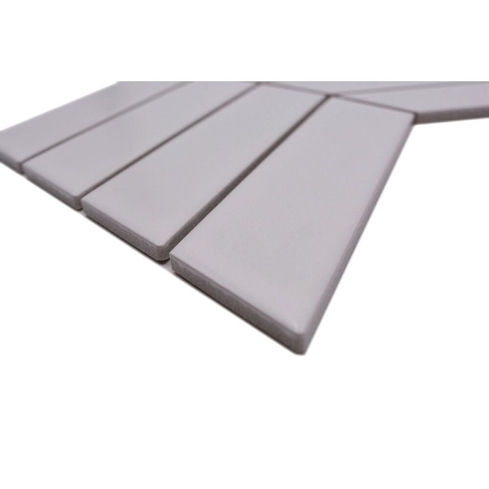 Mosaiikkilaatta Knopf Uni 451N Valkoinen 31,8 x 22,4 cm