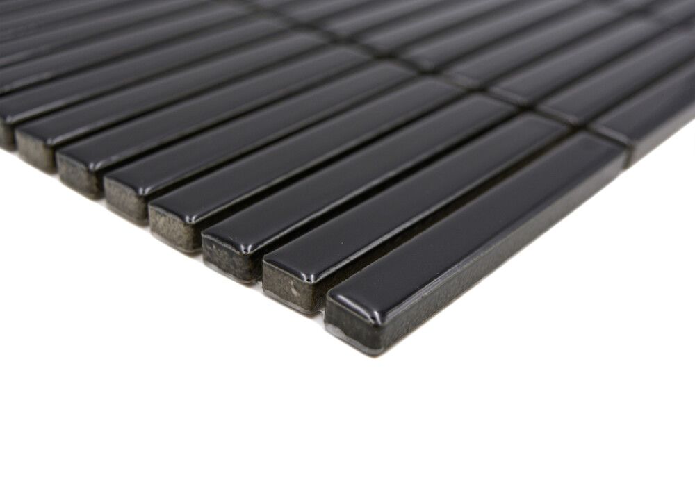 Mosaiikkilaatta Fliesen Kitkat musta 28,2 x 30,8 cm