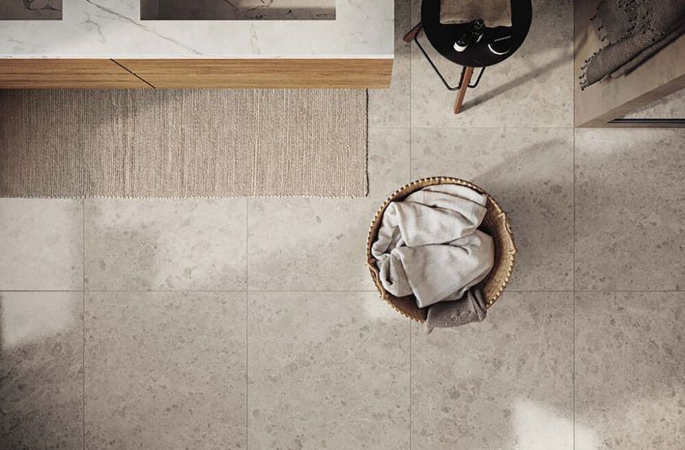 Lattialaatta Corso Italia Marble Mix kiiltävä beige 60 x 60 cm