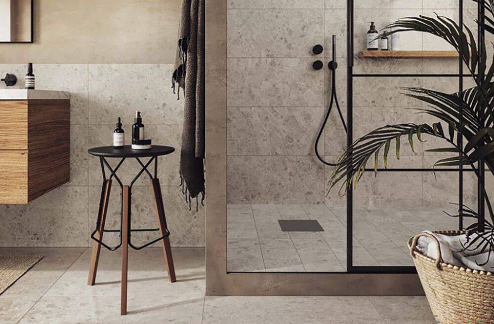 Lattialaatta Corso Italia Marble Mix kiiltävä beige 60 x 60 cm