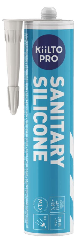 Saniteettisilikoni Kiilto Pro 39 marble white 310 ml