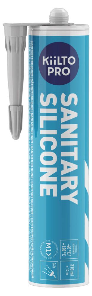 Saniteettisilikoni Kiilto Pro 43 pearl 310 ml 