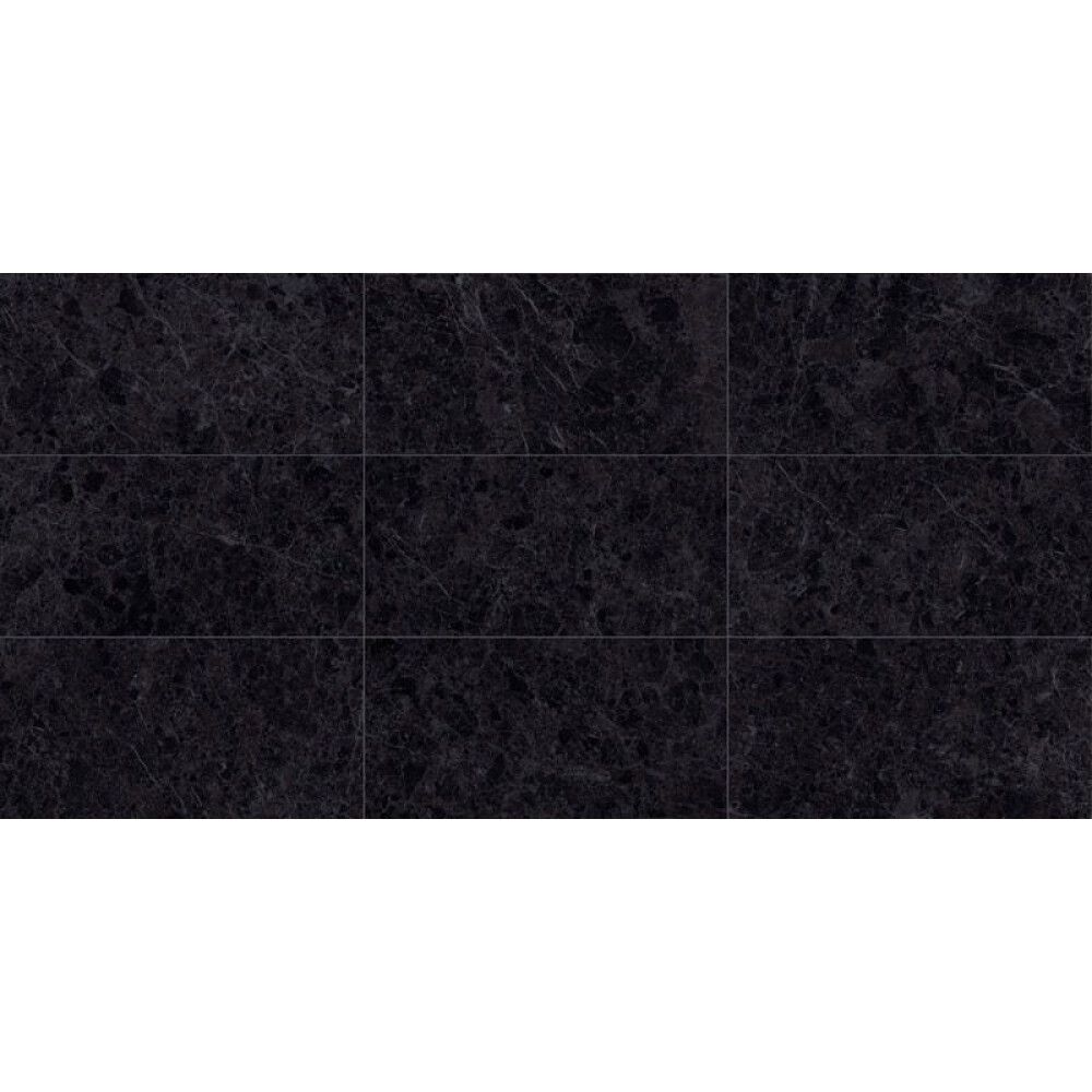 Lattialaatta Corso Italia Marble Mix kiiltävä musta 30 x 60 cm