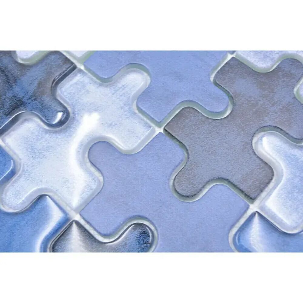 Mosaiikkilaatta Palapeli Crystal Mix XCM PT01B Sininen 29,8 x 29,8 cm