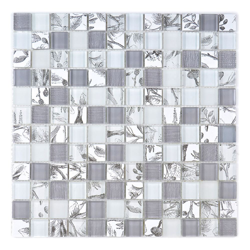 Mosaiikkilaatta Crystal XCM JT12 29,8 x 29,8 cm Harmaa