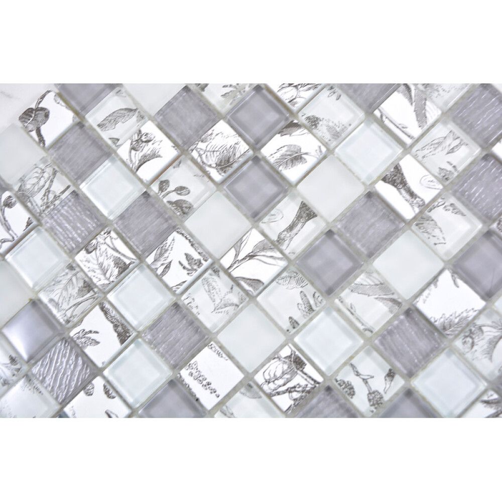 Mosaiikkilaatta Crystal XCM JT12 29,8 x 29,8 cm Harmaa