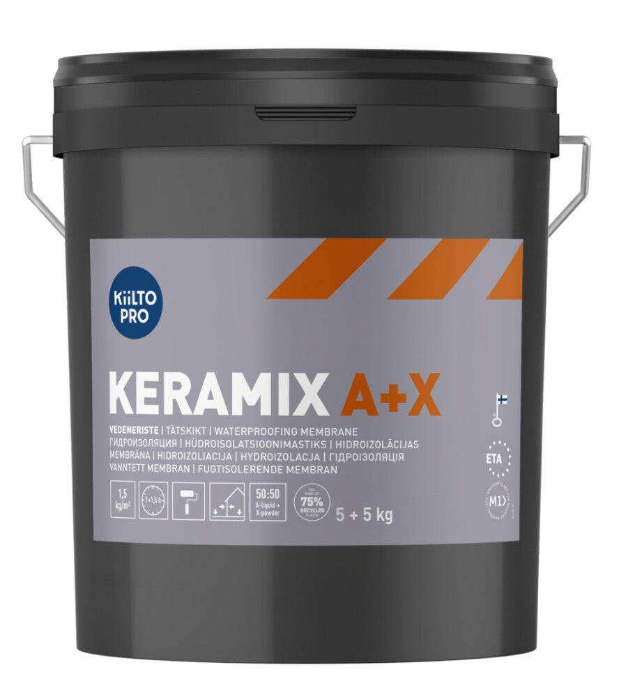 Vedeneriste Kiilto Pro Keramix A+X 5+5 kg