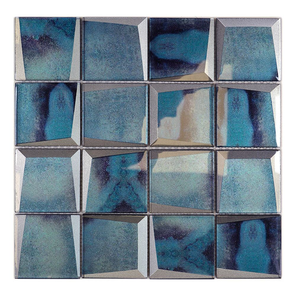 Mosaiikkilaatta Crystal XBH B10 Sininen 30 x 30 cm