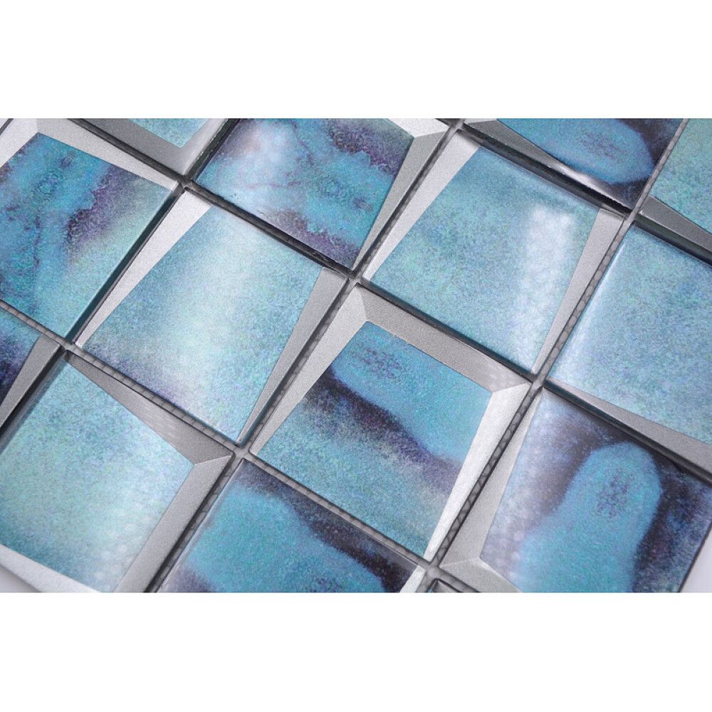 Mosaiikkilaatta Crystal XBH B10 Sininen 30 x 30 cm