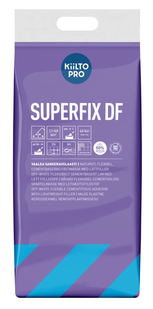 Saneerauslaasti Kiilto Pro Superfix DF 15 kg
