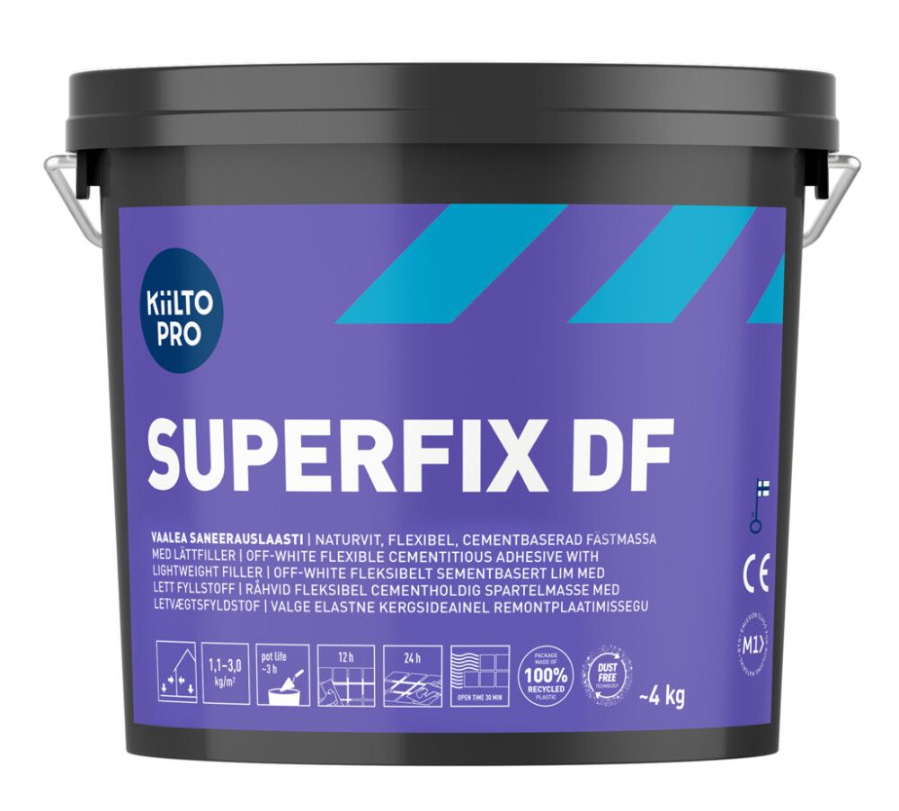 Saneerauslaasti Kiilto Pro Superfix DF 4 kg
