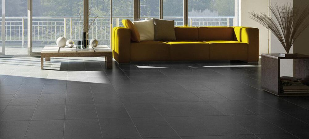 Lattialaatta Easyside Musta 33,3 x 33,3 cm