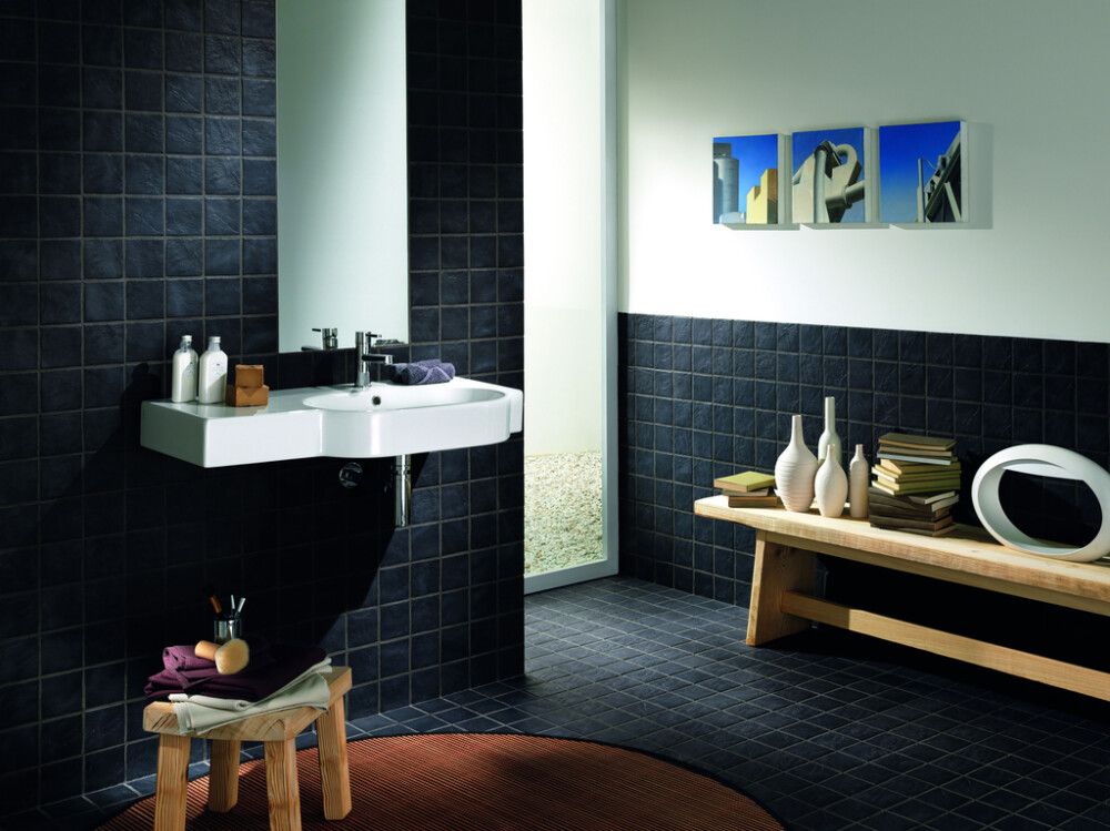 Lattialaatta Suomi Mustanharmaa 10 x 10 cm