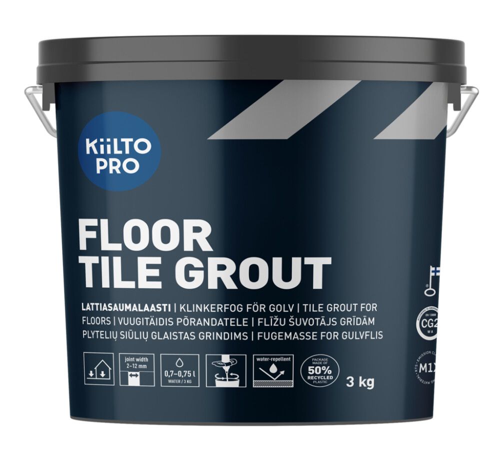Lattiasaumalaasti Kiilto Pro Floor Tile Grout 248 Antracite