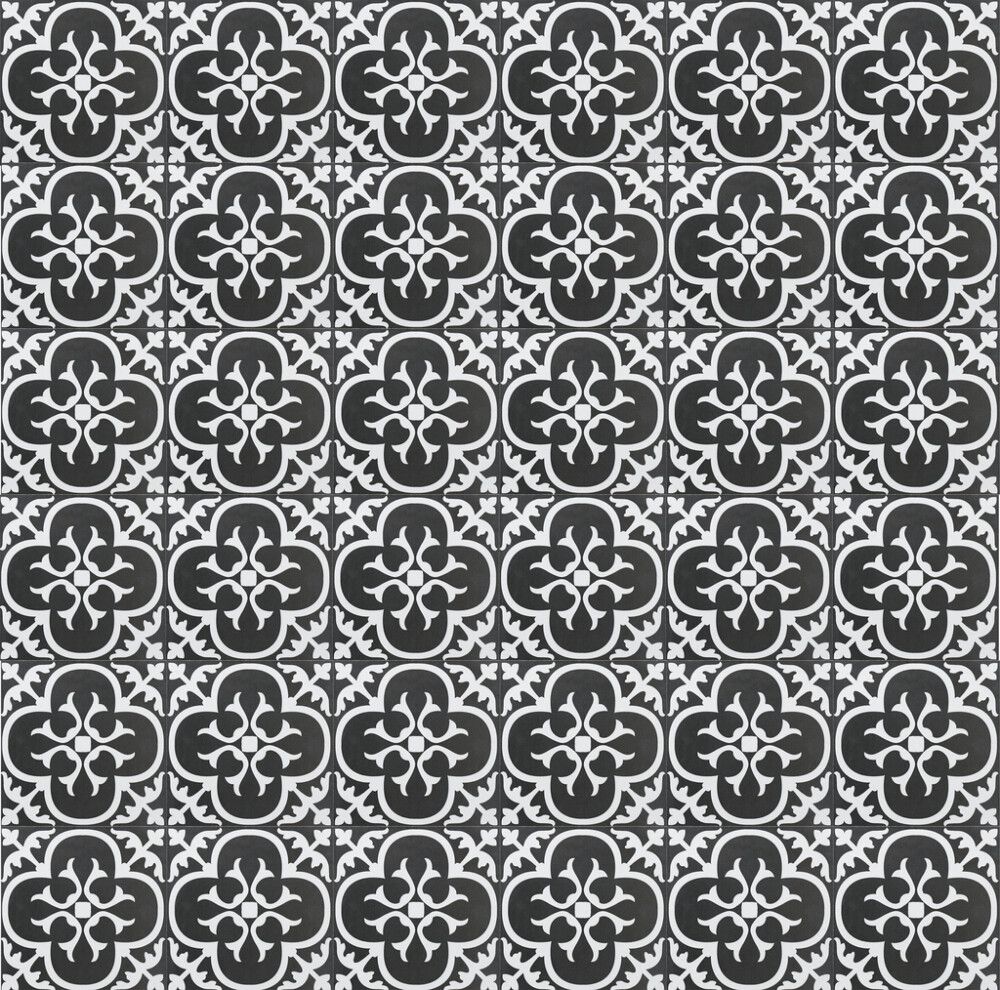 Lattialaatta Retro 20 x 20 cm Floral