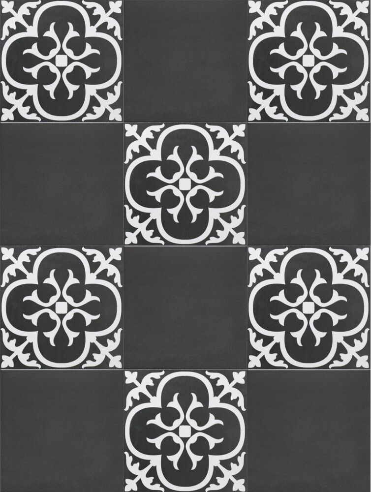 Lattialaatta Retro 20 x 20 cm Floral