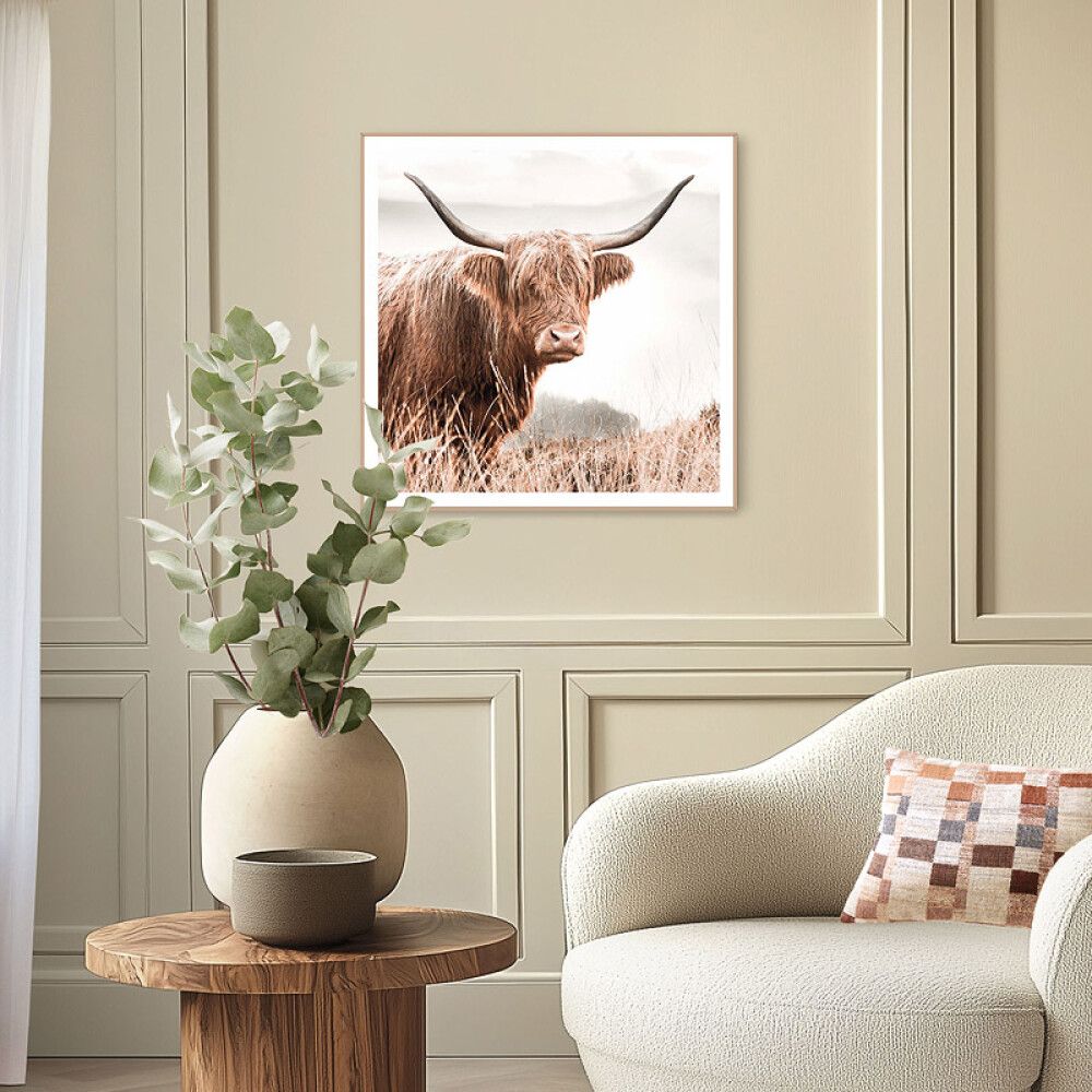 Sisustustaulu Reinders Nature Cow 50 x 50 cm