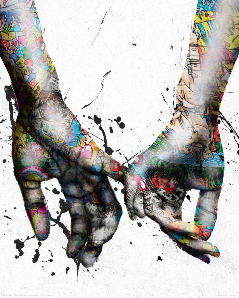 Sisustustaulu Reinders Pinkies Colour 40 x 50 cm