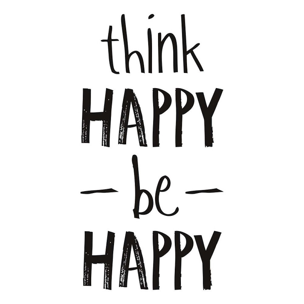 Sisustustaulu Reinders Think Happy 20 x 30 cm